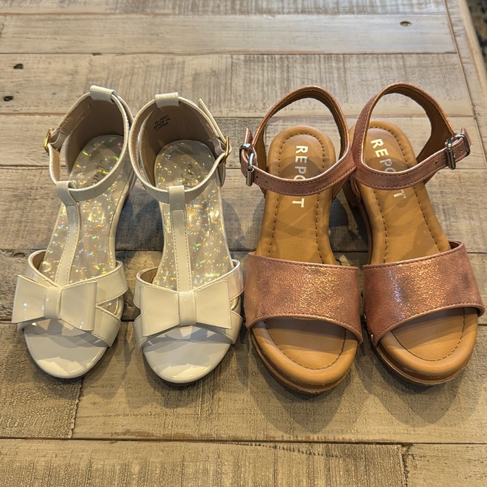 Girls Sandals - 2 Pair